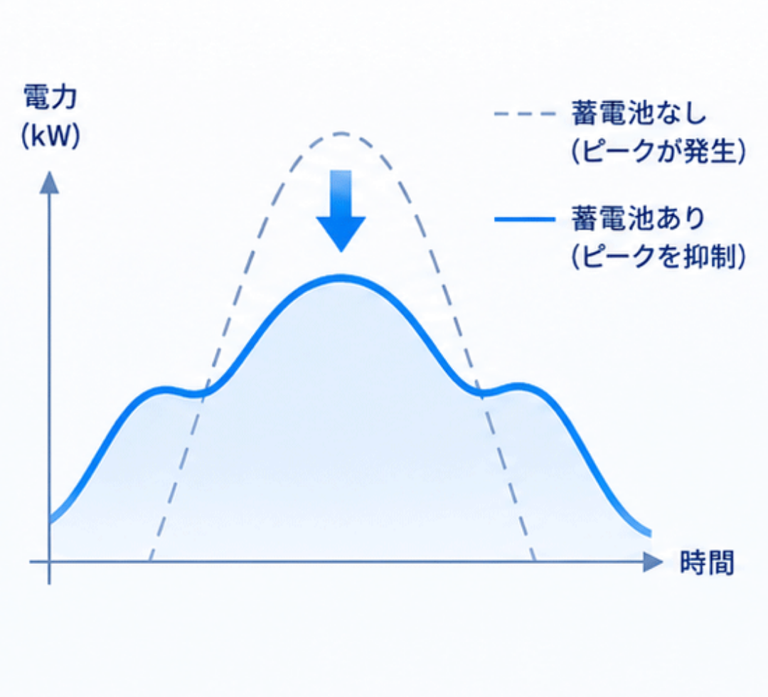 ピークカットとピークシフトのグラフ