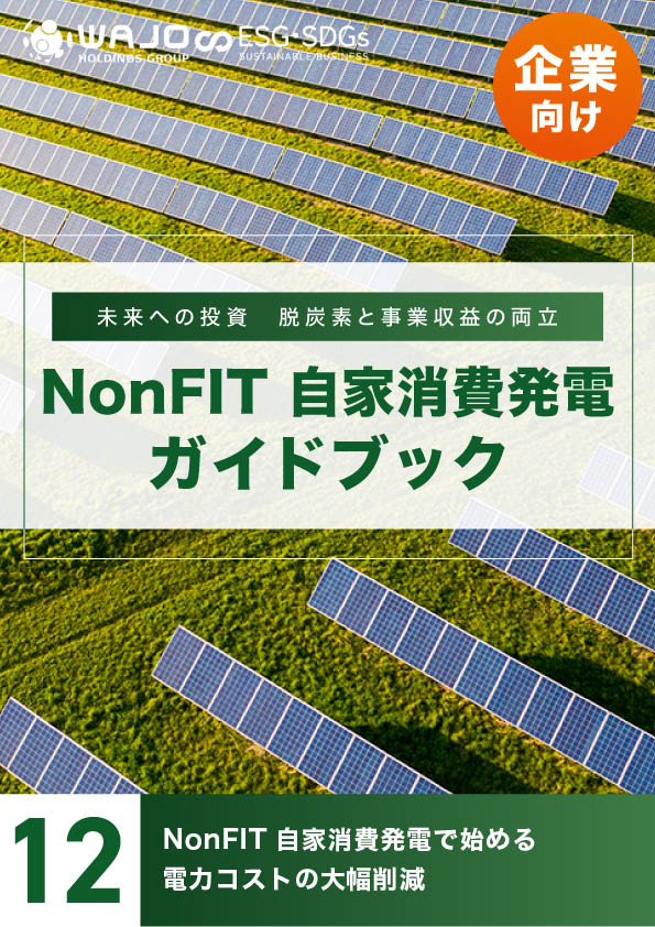 NonFIT自家消費発電で始める電力コストの大幅削減