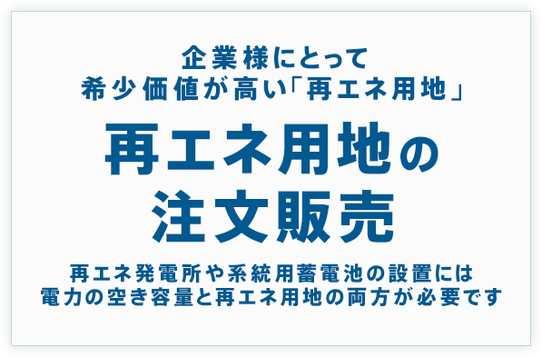 再エネ用地の注文販売sp